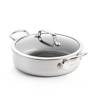 GreenPan 30cm Covered Skillet Premiere กระทะสองหูพร้อมฝา 30ซม. พรีเมียร์ CC004414-001