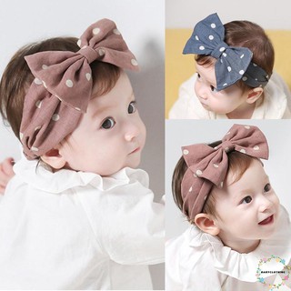 NLG-ทารกแรกเกิดที่น่ารักเด็กวัยหัดเดินเด็กทารก Bowknot Elastic Flower Bandband Band ผม