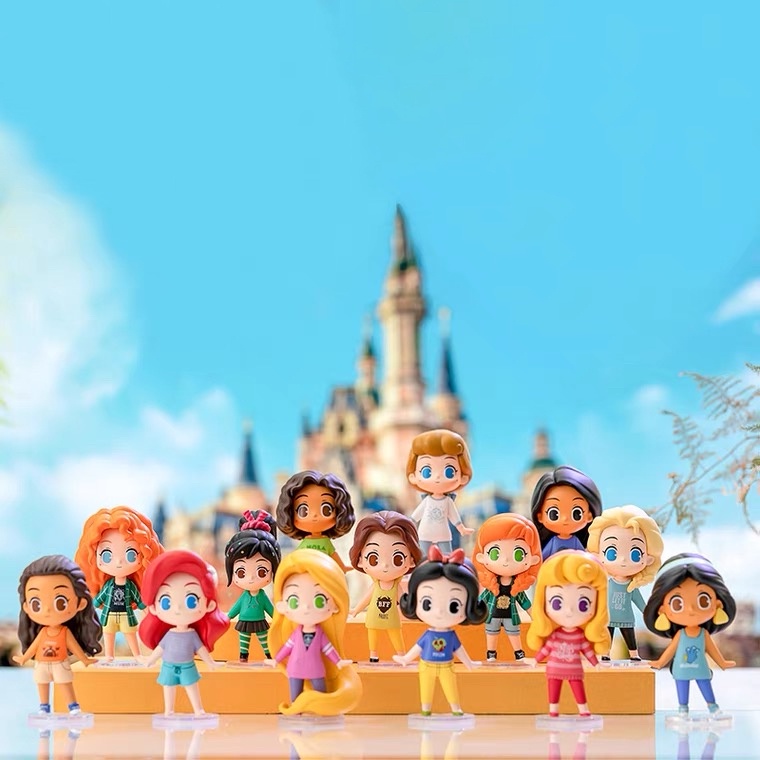 №☃☌[แบบแยก] Herocross Disney Princess Ralph Breaks The Internet ลิขสิทธิ์แท้ ❤️ Miniso โมเดล ดิสนี่ย์ เจ้าหญิง ของเล่น