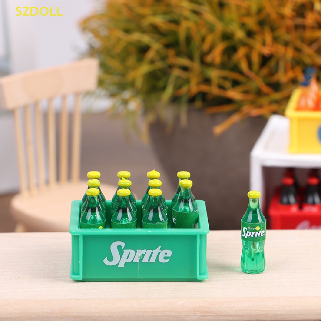 [cxSZDOLL] ขวดเครื่องดื่มจําลอง 1:12 อุปกรณ์เสริม สําหรับตกแต่งบ้านตุ๊กตา DOM