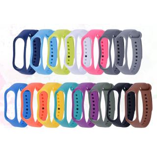 mi band 4 3 strap xiaomi mi band 4 สายคล้องนาฬิกาข้อมือซิลิโคนเปลี่ยนได้ 3 สีสันสําหรับ miband 4 mi band 3 or mi band3