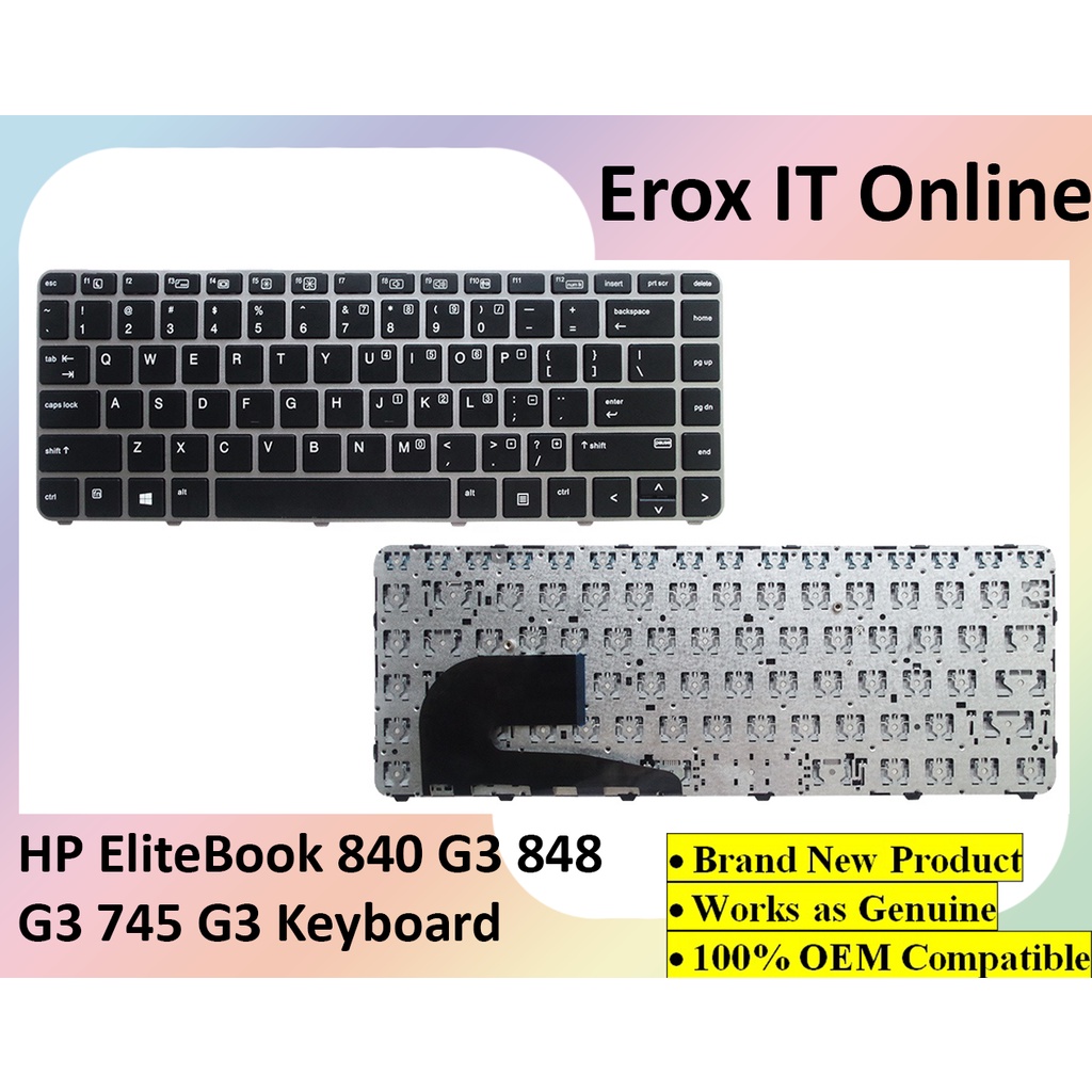 ชม....P Elitebook 840 G4 848 G3 745 G3 745 G4 840 G3 คีย์บอร์ด