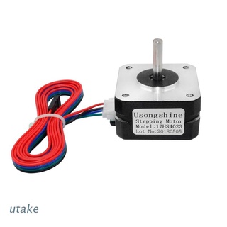 Utake อะไหล่เครื่องพิมพ์ 3D Nema17 17HS4023 สําหรับมอเตอร์ Titan Extruder 4-lead Nema 17 23 มม. 42