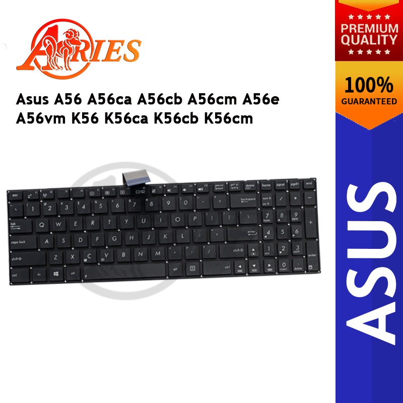 Asus A56 A56ca A56cb A56cm A56e A56vm K56 K56ca K56cb K56cm แป้นพิมพ์แล็ปท็อป