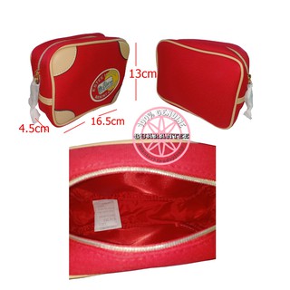 กระเป๋าเครื่องสำอาง สีแดง ESTEE LAUDER Estee Hotel Resort and Spa Red Pouch