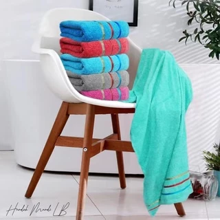 YJM-02【ขนาด 140x70 ซม】ผ้าเช็ดตัว ผ้าขนหนู คอตตอน 100% สีเข้ม ห่อตัวได้ สินค้าพร้อมส่ง