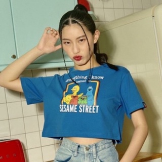 เสื้อครอป Sesame Street