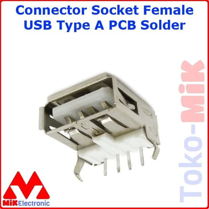 USB TYPE A หญิงซ็อกเก็ต CONNECTOR (ประเภท A หญิง USB CONNECTOR)