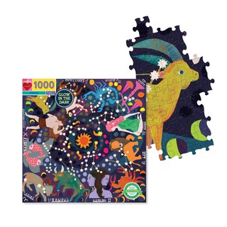 eeboo Zodiac 1000 Piece Puzzle (Glow in the Dark) - จิ๊กซอว์รูปราศี แบบ 1000 ชิ้น (รุ่นเรืองแสงในที่มืดได้)