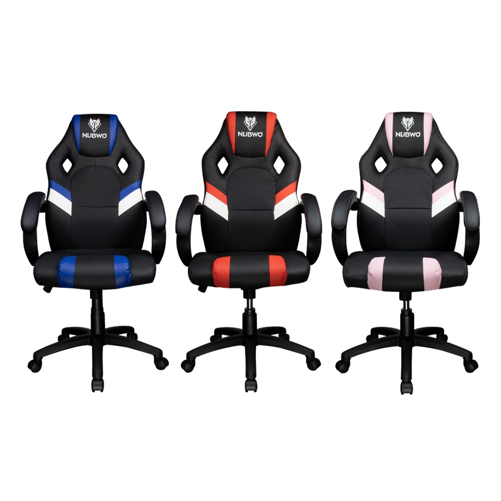 NUBWO CH-025 Limited Edition Gaming Chair เก้าอี้เกมมิ่ง - (สีแดง,สีน้ำเงิน,สีชมพู)