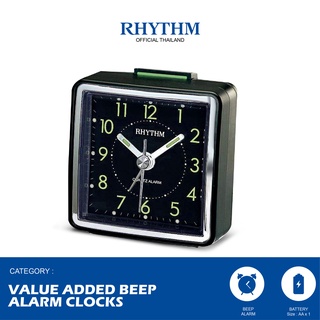 นาฬิกาปลุกตั้งโต๊ะ RHYTHM นาฬิการุ่นคลาสสิก นาฬิกาสไตล์วินเทจ Alarm clock ขนาด 5.7 ซม.