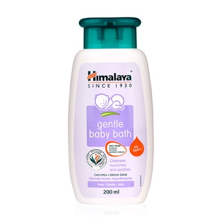 Himalaya Gentle Baby Bath หิมาลายา เบบี้ บาธ ครีมอาบน้ำ สูตรอ่อนโยนพิเศษ ไม่ระคายเคือง ขนาด 200 ml 18254