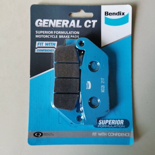 ผ้าเบรค BENDIX MD28 สำหรับ CBR250/300/500/650, KAWASAKI 650y16 , TRIUMPH Bonneville/Scambler/Thruxton/Tiger/Street twin