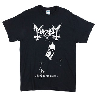 เสื้อยืดคอกลมเสื้อยืด Mayhem Band - ไม่มีชิ้น / เสื้อ / เสื้อ Mayhem / เสื้อยืด / Mayhemผ้าฝ้ายแท้