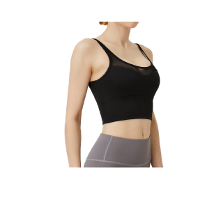 [Crassula] สปอร์ตบรา เสื้อกล้ามออกกำลังกาย Sport Bra ดีไซน์สายคู่ สวมใส่สบาย ระบายอากาศได้ดี