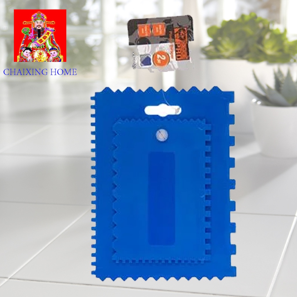 Chaixing Home เกรียงหวีพลาสติกปูกระเบื้อง GIANT KINGKONG PRO รุ่น KK55029 ขนาด 17.7 x 13.4 x 0.15 ซม