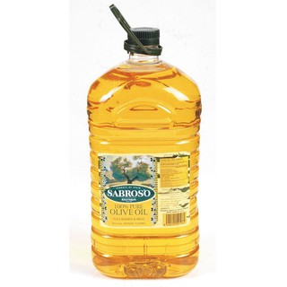 🔥สินค้าขายดี!! ซาโบรโซ่ เพียว 100% น้ำมันมะกอก 5 ลิตร Sabroso Pure Olive Oil 5 Litre