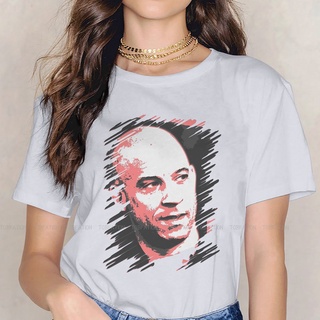 เสื้อยืดวินเทจเสื้อยืด ผ้าฝ้าย พิมพ์ลายกราฟฟิค Vin Diesel Fast Furious 9 ทรงหลวม สไตล์ฮิปสเตอร์ สําหรับผู้หญิงS-5XL