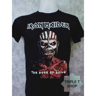 เสื้อยืดคอกลม สกรีนลาย IRON MAIDEN (รหัส 94)