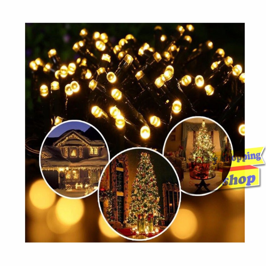 โคมไฟพลังงานแสงอาทิตย์สำหรับตกแต่ง  200 LED 8 โหมด jx200