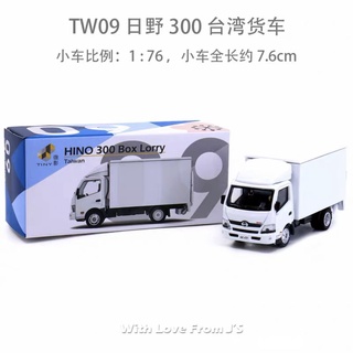 ของแท้ โมเดลรถบรรทุกจําลอง Hino 300 Tw9 1:76 City อัลลอย ขนาดเล็ก