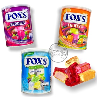 ลูกอม FOX ลูกอมรสผลไม้ Crystal Clear 3 เเบบ