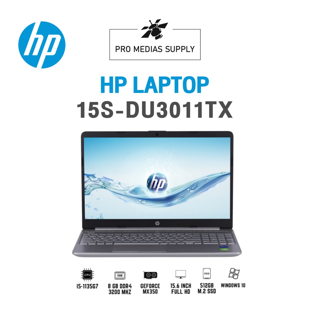 HP Notebook 15s-du3011TX Silver ( ICT spec )
