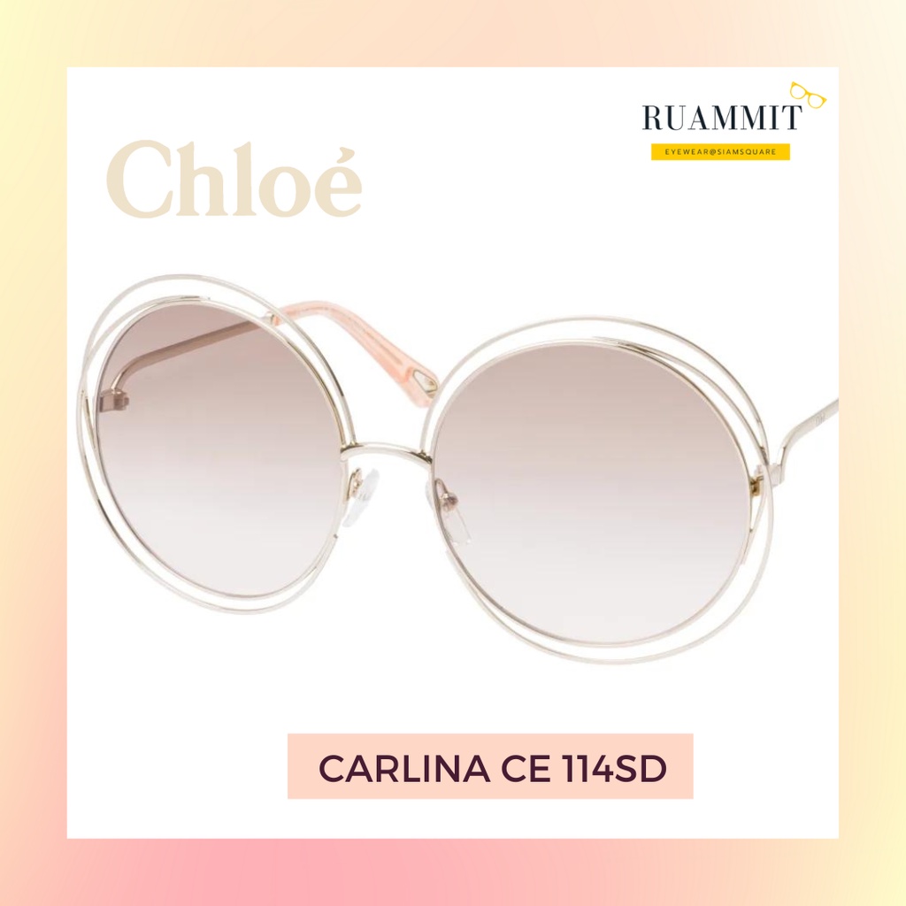 แว่นกันแดด Chloe CARLINA CE 114SD 724/702 ของแท้!!
