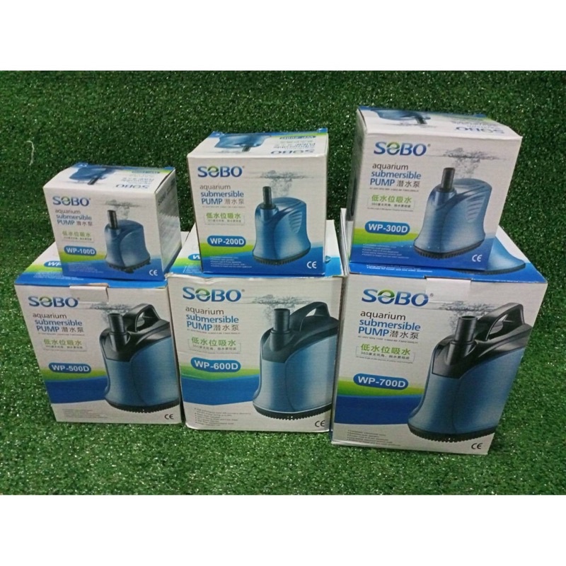 ส่งไว! ปั้มไดโว่ ปั๊มน้ำ ปั้มสูบน้ำ ปั๊มตู้ปลา ปั๊มบ่อปลา ปั้มปลา ปั๊มน้ำพุ SOBO WP-200D WP-300D WP-