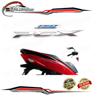 logo PCX 150 ชุปโครเมี่ย โลโก้ PCX 150 Chrome