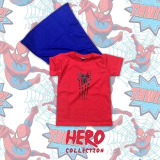 Little hero collectionเ สื้อยืดเด็กผ้า cotton เย็บติดปีกเท่ๆ  (ปีกเย็บติดถอดออกไม่ได้)