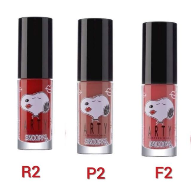 💥ลิปสติก ARTY PROFESSIONAL X SNOOPY KISS MOISTURE LIQUID LIP. 
 
🔥ราคาพิเศษ 250 บาท🛒