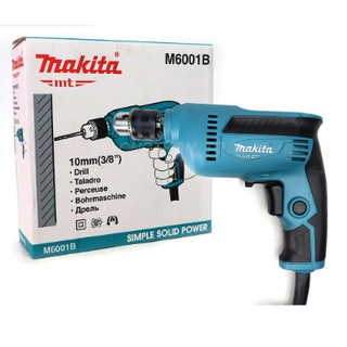 สว่านปรับรอบซ้าย-ขวา M6001B 3/8นิ้ว 3หุน 450W MAKITA สว่านไฟฟ้า สว่านเจาะ