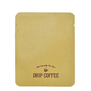 ถุงใส่กาแฟดริป ถุงดริป ซองใส่กาแฟดริป Drip Coffee bag 5/10 ใบ เฉพาะซองนอก ถุงกาแฟกระดาษคราฟท์ อลูมิเนียมฟอยล์