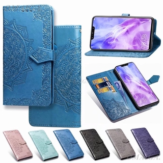 เคสโทรศัพท์หนังฝาพับพร้อมช่องใส่บัตรสําหรับ Huawei Y9 Prime 2019 Y9 2019 Y7 Pro 2019 Y9S Y 7 Prime 2019 Y6 Pro 2019