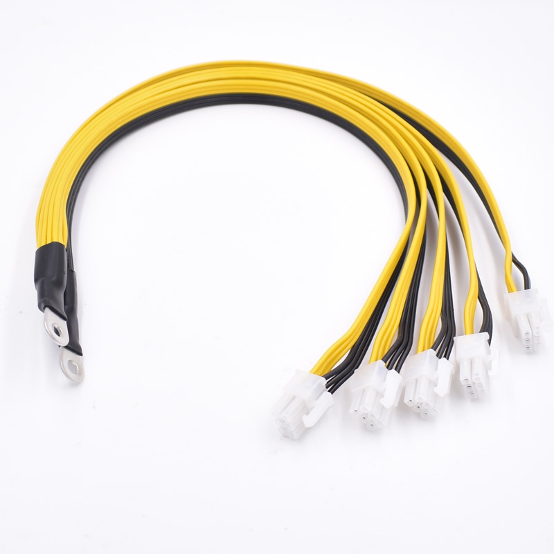 5*6Pin PCIe Express Connector Sever สายไฟสําหรับ S9 L3 Z9 Mini D3 w Bitmain Miner เครื่องรองรับ Mine