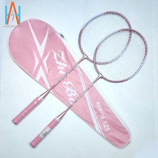 ไม้แบดมินตัน Sportsน 125 อุปกรณ์กีฬา ไม้แบตมินตัน พร้อมกระเป๋าพกพา ไม้แบดมินตัน Badminton racket