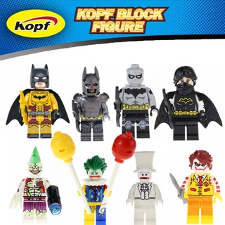 ของเล่นเด็กตัวต่อฟิกเกอร์ Marvel Minifigures Bruce Wayne Joker Batman สําหรับเด็ก