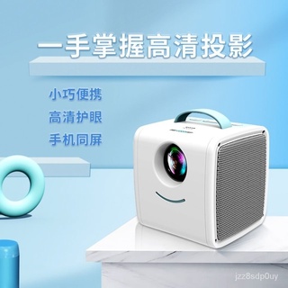 2021  Q2 Projector Mini Home Home Theater 1080P HD Projector Mobile WiFi Projector aMKb