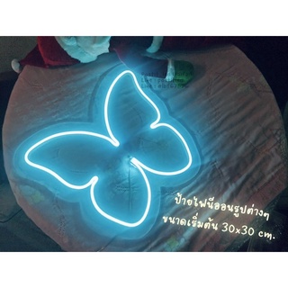 ป้ายไฟ led นีออนดัด ป้ายตกแต่งห้องสวยๆ สั่งทำตามแบบที่ต้องการได้ค่าา 🎊