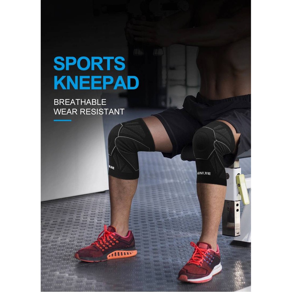AONIJIE E4108 Knee Sleeve ที่รัดเข่า ปลอกรัดเข่า ผ้ารัดเข่า สายรัดเข่า ป้องกันลดอาการบาดเจ็บเข่า สินค้าคุณภาพของแท้ 100% รูปที่ 8