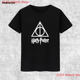 เสื้อยืดยอดนิยม เสื้อยืดพิมพ์ลาย Harry Potter แฟชั่นสตรี Mens Womens T-shirts