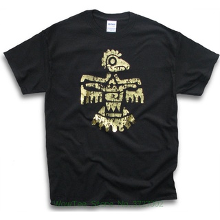 ขายดี เสื้อยืดลําลอง แขนสั้น พิมพ์ลายนกสีทอง Aztec Mayan Inca Peru Machu Picchu Chile Ecuador Sm 3 สําหรับผู้ชาย HGfoii3