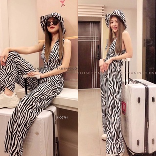 G13087 Jumpsuit จั้มสูทขายาว