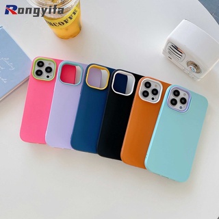 เคสโทรศัพท์มือถือ ซิลิโคนนิ่ม กันกระแทก สีแคนดี้ 3 in 1 สําหรับ ใช้กับ OPPO Reno 7 6 5 4Z 5G 5F 5 Lite A5 A9 2020 F11 A12 A7 A5S F9