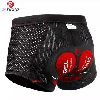 【TH Delivery】X-tiger กางเกงขี่จักรยาน เสริมฟองน้ำ 5D / 3D สำหรับผู้ชาย