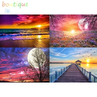 Bou 36X46 ซม . Landscape 11 Ct ชุดอุปกรณ์เครื่องมือสําหรับใช้ในการเย็บปักครอสติส