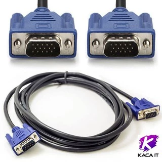 สายต่อภาพจอ สาย VGA to VGA 15pin สายทองเหลือง มีขนาด1.5เมตร , 3เมตร , 5เมตร