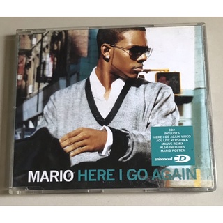 ซีดีซิงเกิ้ล ลิขสิทธิ์ มือ 2 สภาพดี...ราคา 159 บาท "Mario" ซิงเกิ้ล "Here I Go Again" *แผ่นหายาก Made in EU*