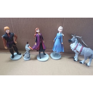 (set5ตัว) frozen elsa anna olaf โมเดลโฟรเซ่น สูง10cm